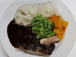 Char-sui Lamb Breast Plated